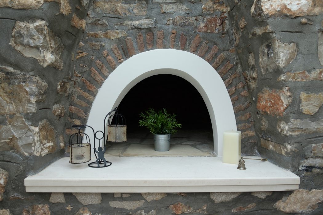 The stone old wood-fired oven